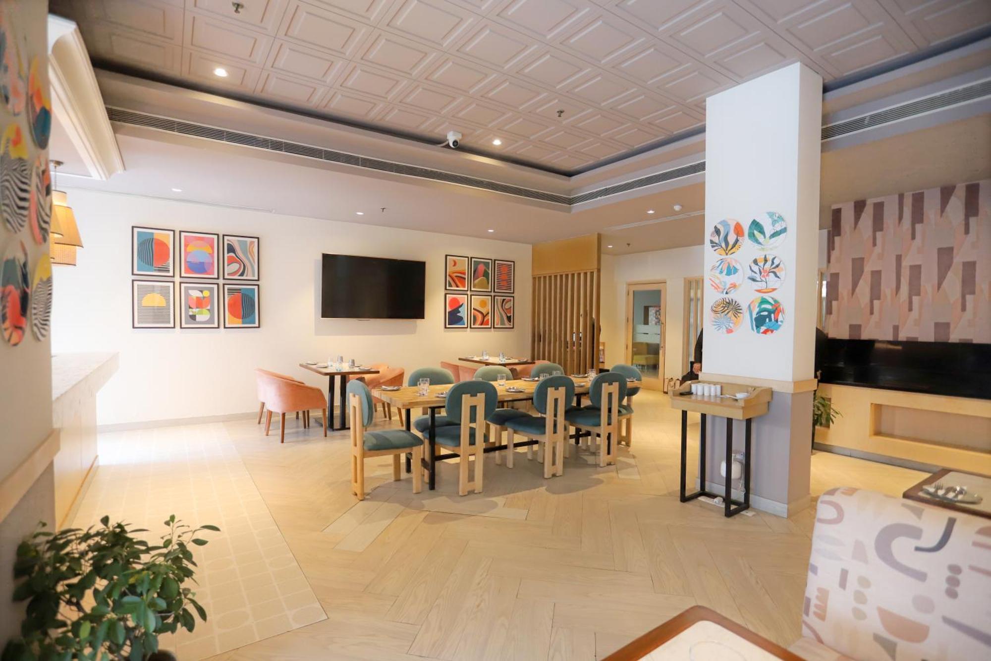 ניו דלהי Park Inn By Radisson,South Delhi מראה חיצוני תמונה The lobby of the hotel